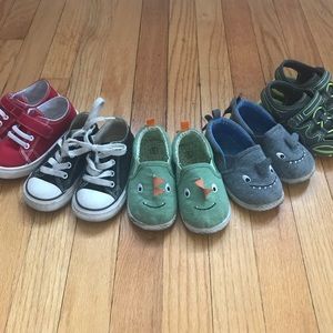 Lot of Shoes - Converse, Oomphies,